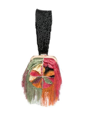 La DoubleJ mini Palazzo clutch bag - Green