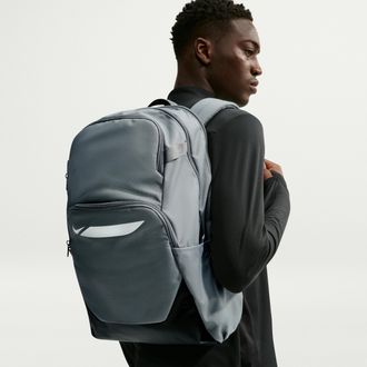 Nike Academy Soccer Backpack (Large, 30L) in Grey | IO0912-065
