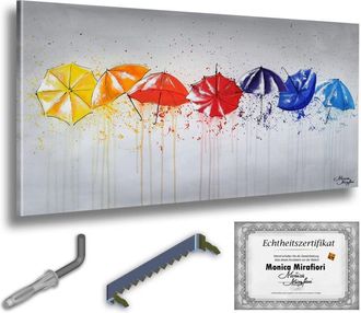 OEM Monica Mirafiori 100 % Pintado A Mano Cuadro llovizna 140 X 70 Cm Cuadro Pintado A Mano Pintura Acr&iacute;lica Cuadro Acr&iacute;lico De Gran Tama&ntilde;o Arte Moderno C