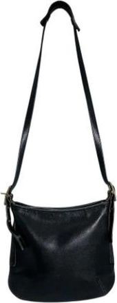 Coach Pre-owned Leren Crossbodytas - Dames - Vintage Schoudertas - Zwart - ONE Size - Leer - Vintage