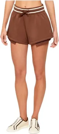 A|X Armani Exchange Mujer, Pantalones cortos, Marr&oacute;n, Talla: M