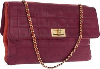 Chanel Pre-owned Shoulder Bags, female, Red, Size: ONE SIZE Pre-owned Vintage Leather Shoulder Bag