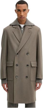 Barena Double-breasted Coat - Heren - Mantel - Beige - L - Wol - Jassen