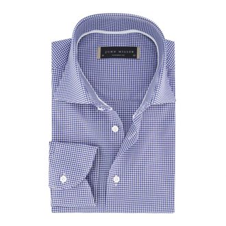 John Miller Heren, Overhemden, Blauw, Maat: 6XL