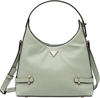 Guess Rosalba Hobo Bag - Dames - Handtassen - Groen - ONE Size - Leer - Tassen
