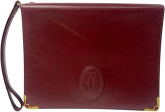 Cartier Pre-owned Clutches, female, Red, Size: ONE SIZE Pre-owned Vintage Clutch Bag