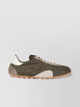 Maison Margiela quilted paneled low-top sneakers