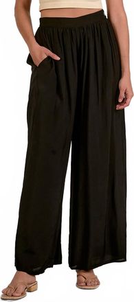 Elan Womens Paola Wide Leg Pants In Black