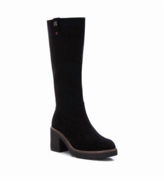 Xti Womens Suede Boots In Black
