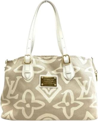 Louis Vuitton Pre-owned Tote Bags, female, Beige, Size: ONE SIZE Pre-owned Tote Bag