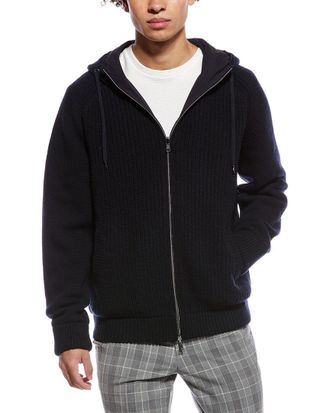 Herno Hooded Reversible Wool Jacket