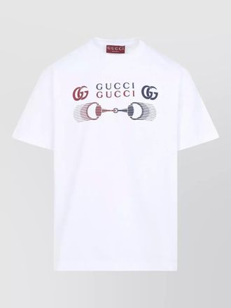 Gucci graphic print crew neck short sleeve t-shirt