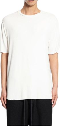Thom Krom T-Shirts, male, White, XL, Casual Round Neck T-Shirt