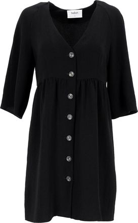 BA&SH Ba&Sh Jurk met knoopjes in zwart polyester