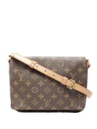 Louis Vuitton 2000 Monogram Musette Tango shoulder bag - Bruin