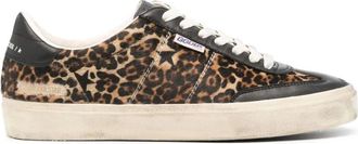 Golden Goose Sneakers, male, Brown, Size: 10 US Soul-Star Sneakers