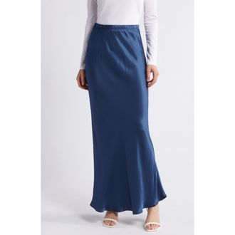 Nation Ltd Gaia Bias Cut Maxi Skirt in Deep Space at Nordstrom Rack, Size X-Small