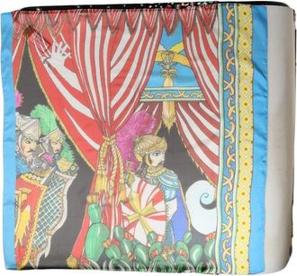 Dolce & Gabbana Foulard quadrato in seta stampata - - Accessories - Donna - Multicolore - ONE SIZE