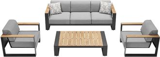 Higold 4-teiliges Design Gartenlounge-Set Cambusa - 5 Sitzplätze