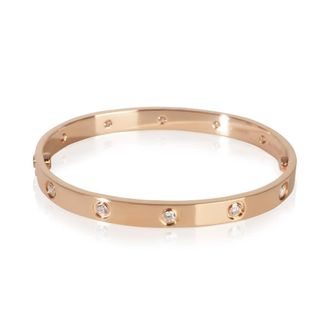 Cartier Pre-Owned Cartier Rose Gold Diamond Love Bracelet