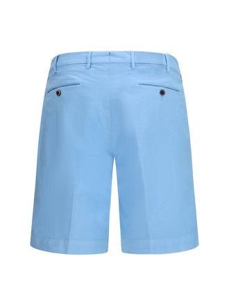 Germano Extended Flap Bermuda Shorts - Blue