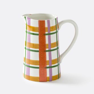 La Redoute Interieurs Karaf in aardewerk met ruitpatroon, Kael