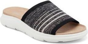 Easy Spirit Alison Slide Sandal in Black at Nordstrom Rack, Size 12