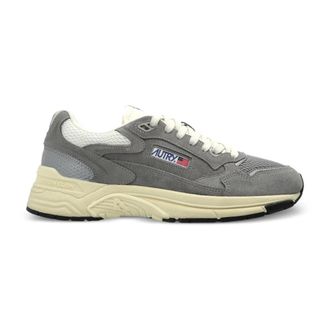 Autry Sneakers, female, Gray, Size: 10 US Autry Flat shoes Grey