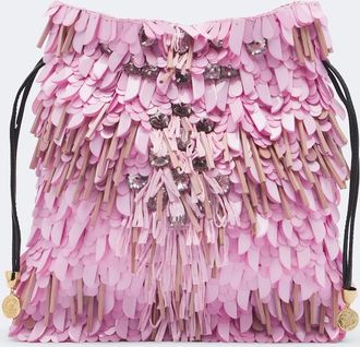 La DoubleJ Dustbag embellished pouch