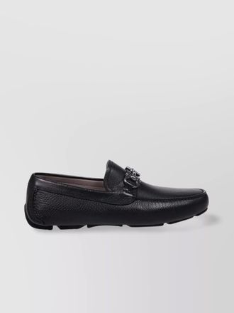 Ferragamo leather driver loafers