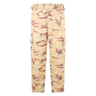 Diesel Straight Trousers, male, Beige, Size: W32 Lightweight Camouflage Trousers