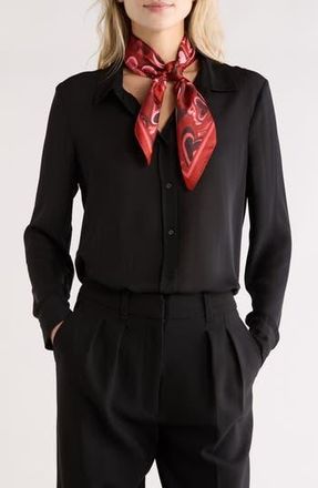 Steve Madden Bursting Hearts Square Scarf in Red at Nordstrom Rack