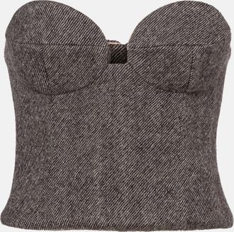 Magda Butrym Wool-blend corset