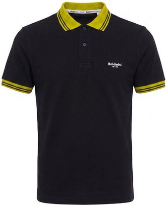 Baldinini Blue Cotton Men Polo Mens Shirt