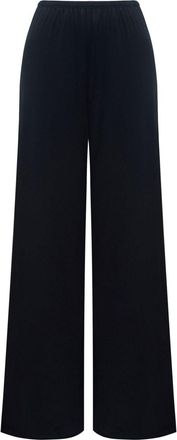 12 Storeez silk-jersey wide-leg trousers - women - Silk - L - Black