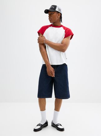 Dickies Mens Vintage-blue work jort Loose fit