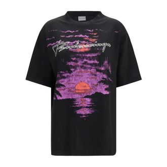 Balenciaga Tops, Dames, Zwart, XS, T-Shirts