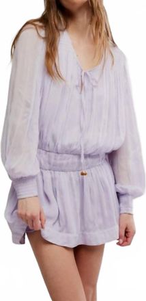 Free People Sunbeam Mini Dress In Orchid Hush