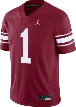 Nike Jordan Mens Oklahoma Sooners Jordan Dri-FIT College Game Jersey in Red | JC2F08WEOKN-U8J