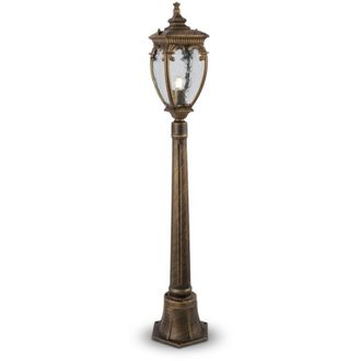 Maytoni Lampada Da Terra Classica Da Esterno Alluminio Oro 1 Lucec E27 60W Ip44