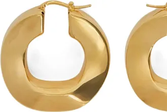 Jil Sander Womens Gold Copper Earrings