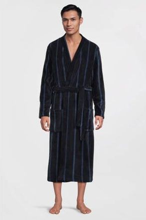 Ten Cate fleece badjas donkerblauw