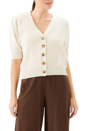 Fifteen Twenty Iliana Puff Sleeve Sweater in Cream at Nordstrom, Size X-Small
