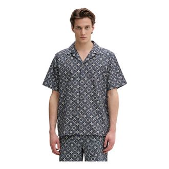 Les Deux Uomo, Magliette, Blu, M, new