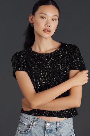 Maeve Sequin Tee