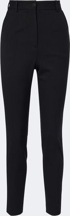 Dolce & Gabbana Pantalones slim en mezcla de lana