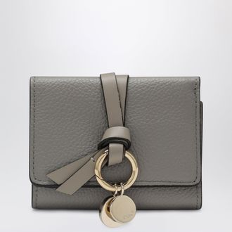 Chlo&eacute; Grey Alphabet Mini Trifold Wallet