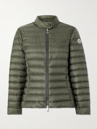Moncler Piumino Trapuntato In Shell Igelle - Verde