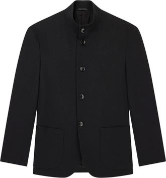 Giorgio Armani Jassen, Heren, Zwart, XL, Wol, Blazer One Shot