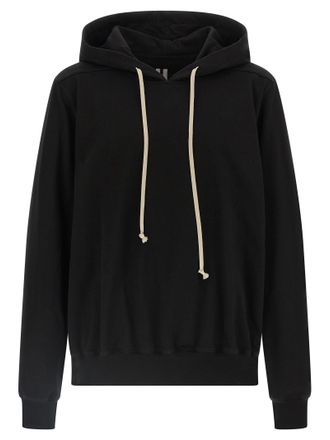 Rick Owens Black Cotton Mens Sweatshirt